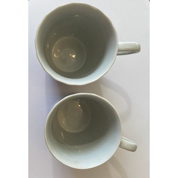 LAURA ASHLEY Floral Porcelain Coffee Tea Cup MUG VINTAGE PAIR Botanical 2 - Picture 9 of 9